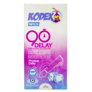 کاندوم کدکس مدل تاخیری 90 دقیقه دیلی 90DELAY بسته 10 عددی
