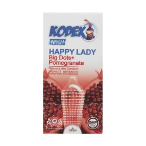 کاندوم کدکس مدل هپی لیدی Happy Lady بسته 10 عددی
