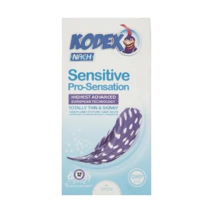 کاندوم کدکس مدل حساس Sensitive Pro-Sensation بسته 12 عددی
